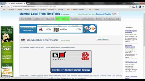 go mumbai smart card online recharge|maha Mumbai 1 card recharge.